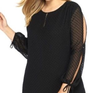 The Limited Plus Size Slit Sleeve Blouse size 0X